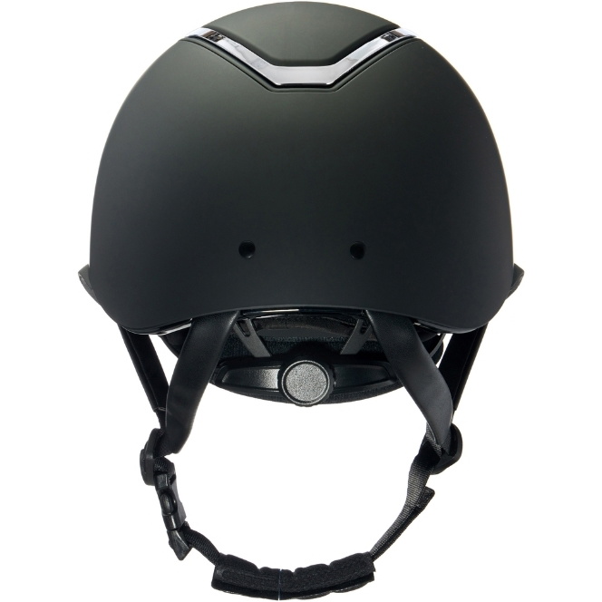 2025 Charles Owen Kylo Wide Peak Riding Helm KYLOW - Black Matte / Silver
